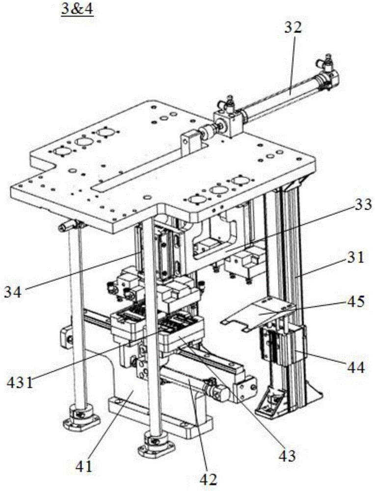 Efficient pad printing machine with automatic material collecting function