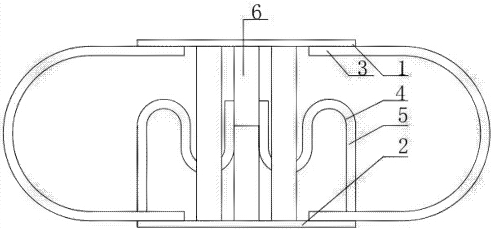 Three-dimensional metal energy dissipation damper