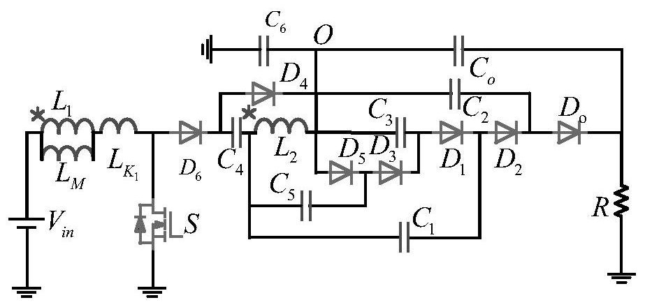 Single-switch Boost three-level converter based on boost formula