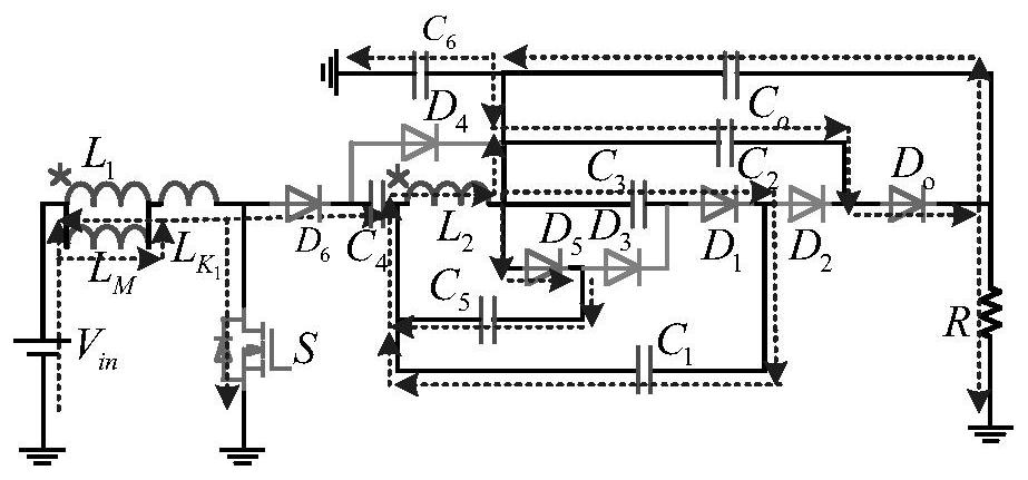 Single-switch Boost three-level converter based on boost formula