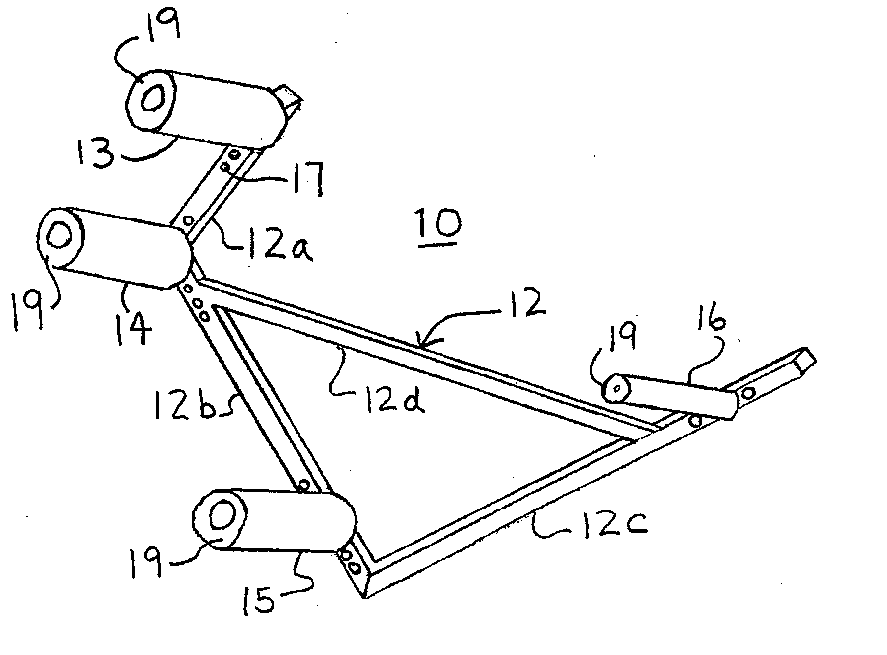 Apparatus for stretching hamstrings