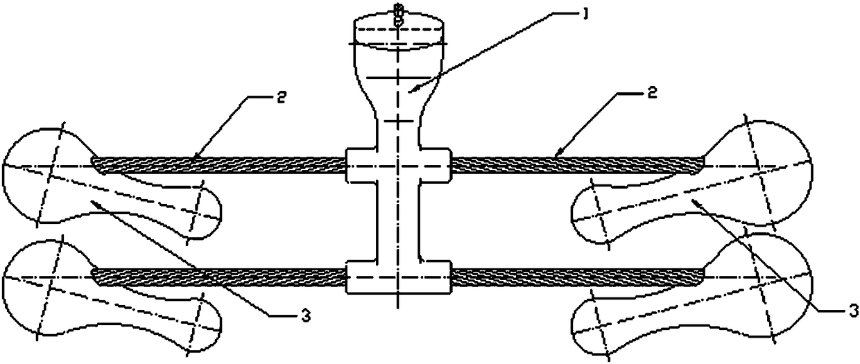 A multi-frequency anti-vibration hammer