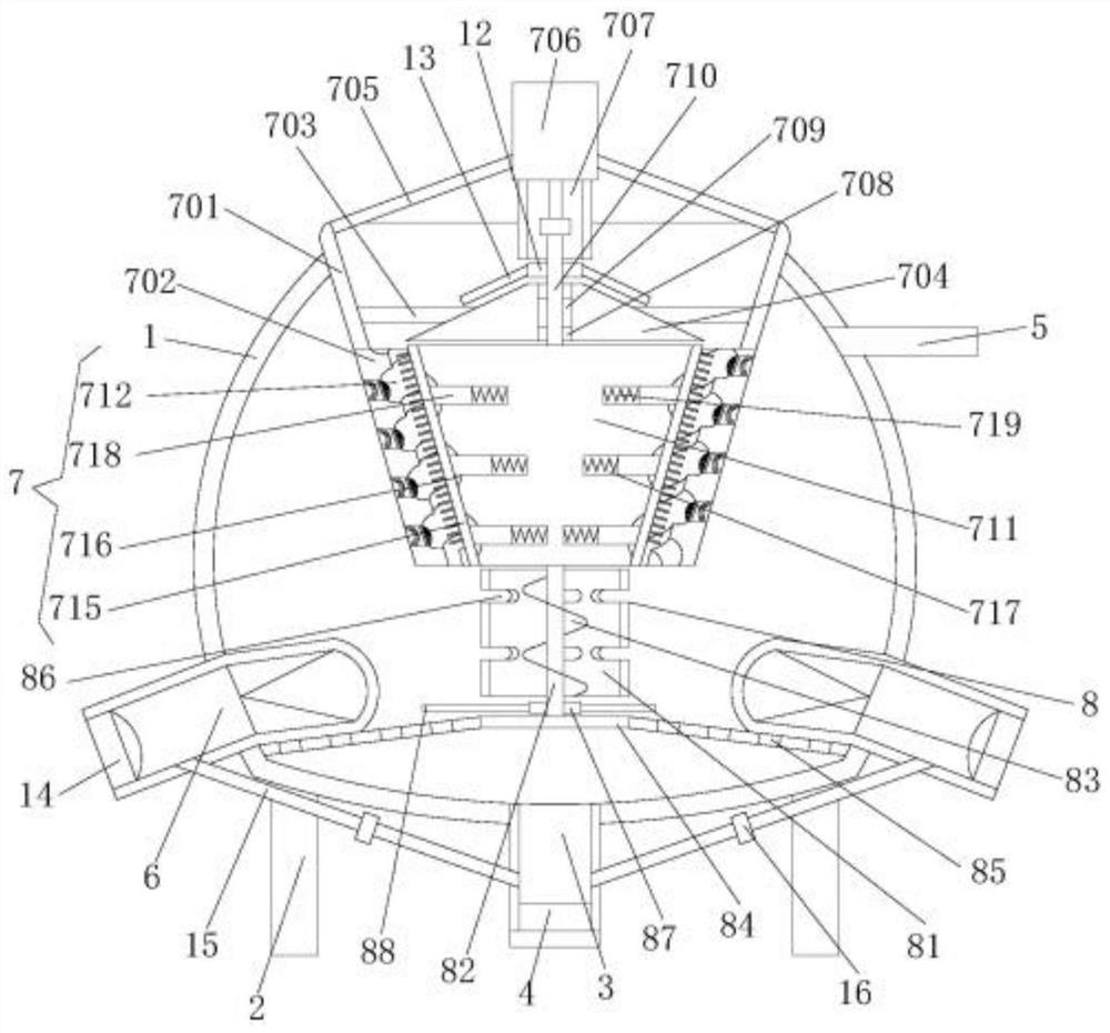 Spiral extrusion progressive type cobblestone cleaning equipment and method based on Bernoulli's law