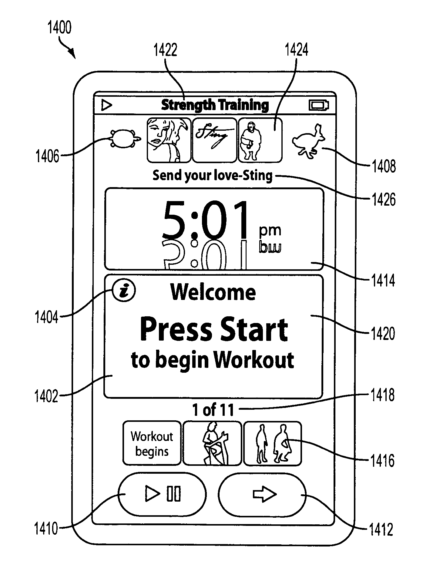 Systems and methods for providing audio and visual cues via a portable electronic device