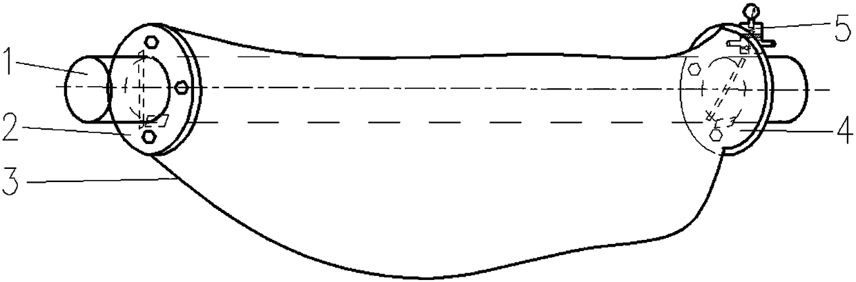 A kind of winding molding method of all-composite material shell