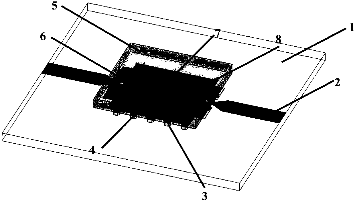 Novel microwave three-dimensional integrated system-in-package interconnection structure