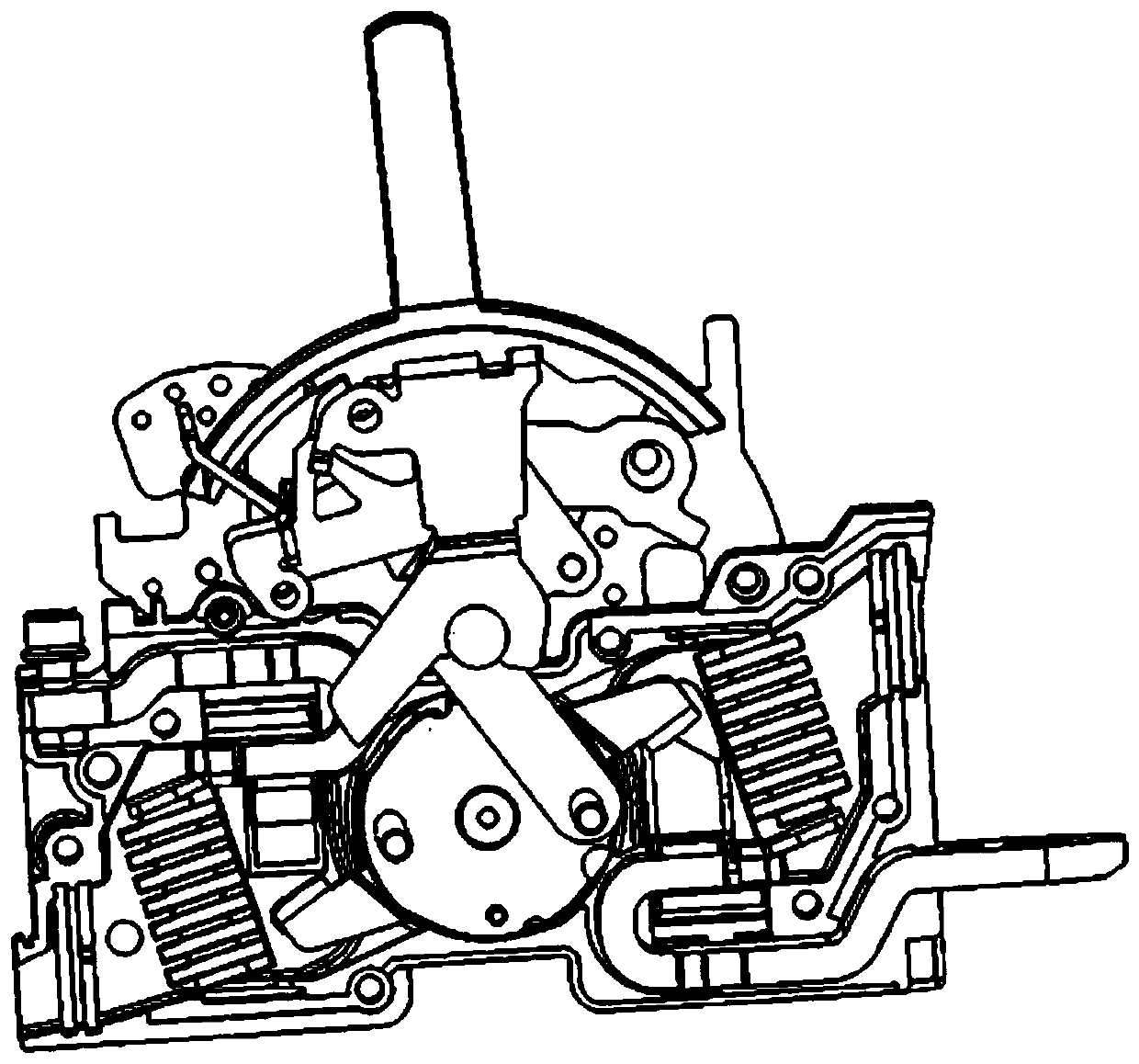 Intelligent molded case circuit breaker and manipulation method