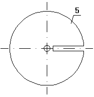 Rotary motion type automatic electrolytic polishing device and method for EBSD test sample