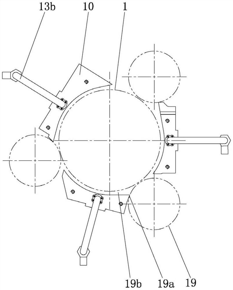 Cooling system of coiling block of coiling machine