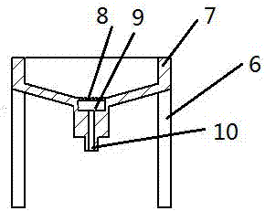 An energy-saving seeding device suitable for growing seedlings in plug trays