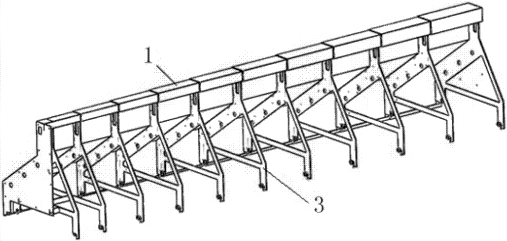 Horizontal stretchable type protection cover of large machining center machine tool