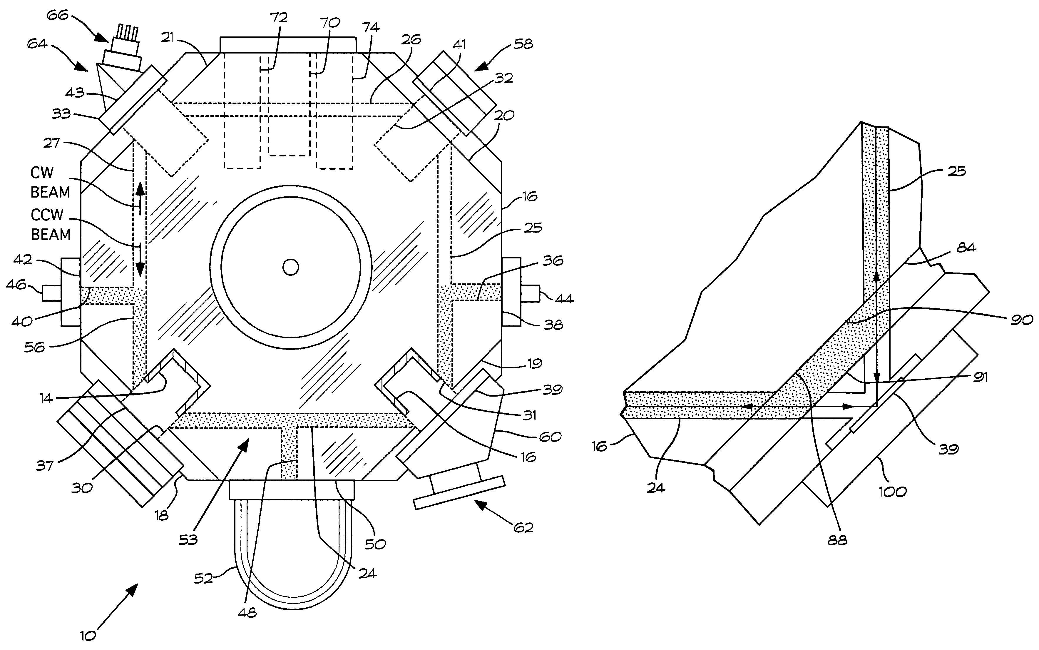 Plasma shunting apparatus and method for ring laser gyroscope