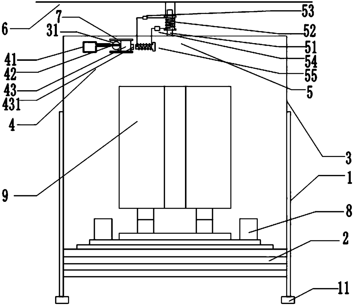 Noise reduction equipment for dry-type transformer of workshop