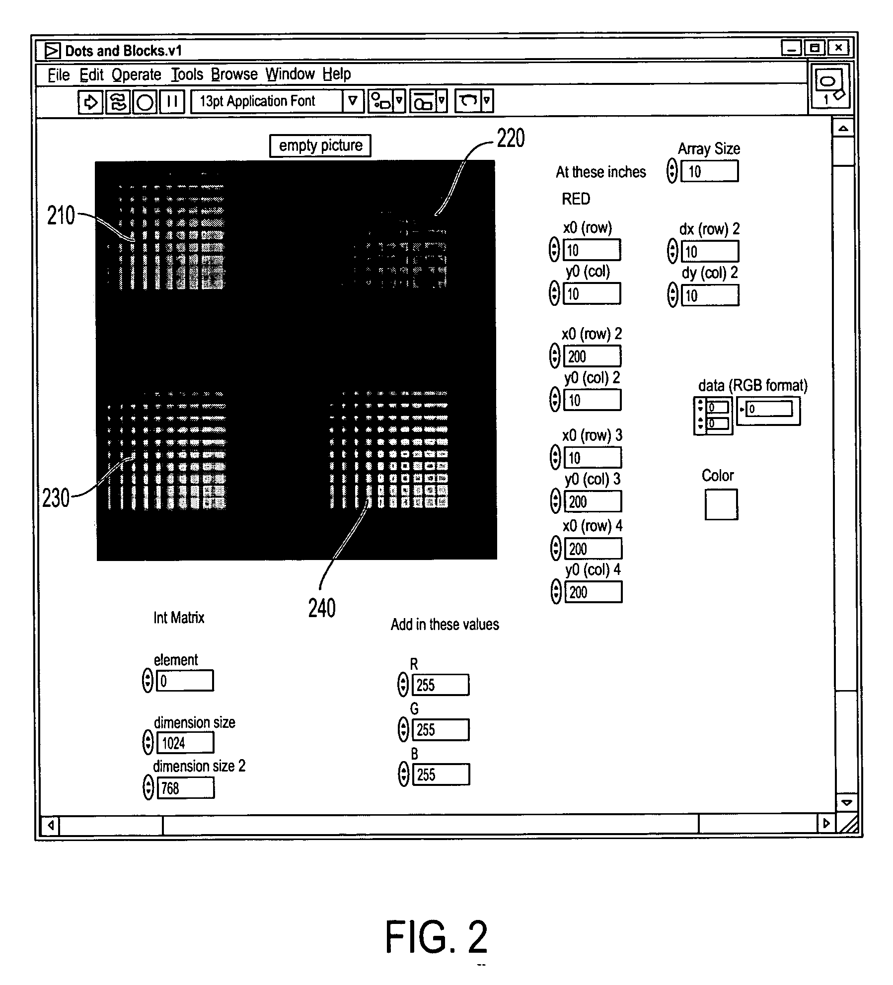 System and method of image display simulation