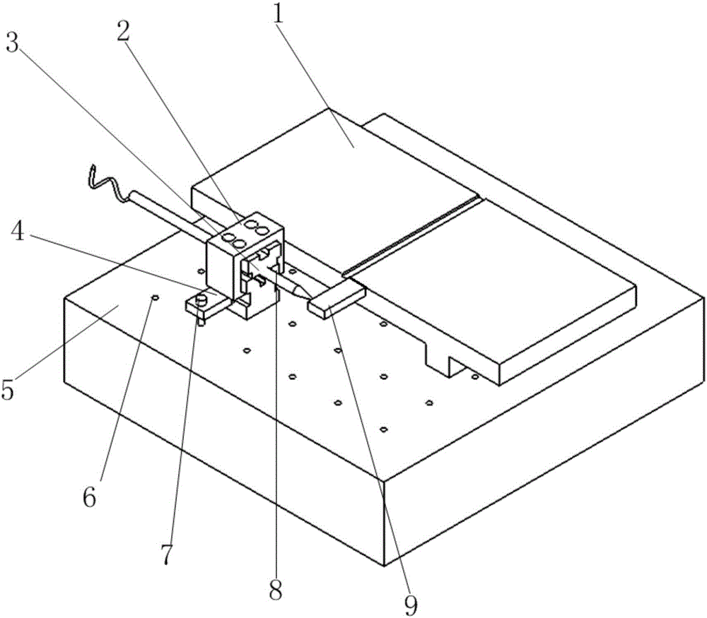 Measurement experiment device and determining method for thermal deformation critical point of numerical control machine tool