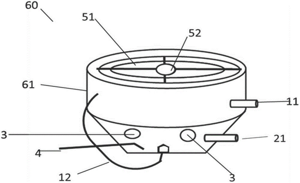 Liquid fuel vaporization combustion device