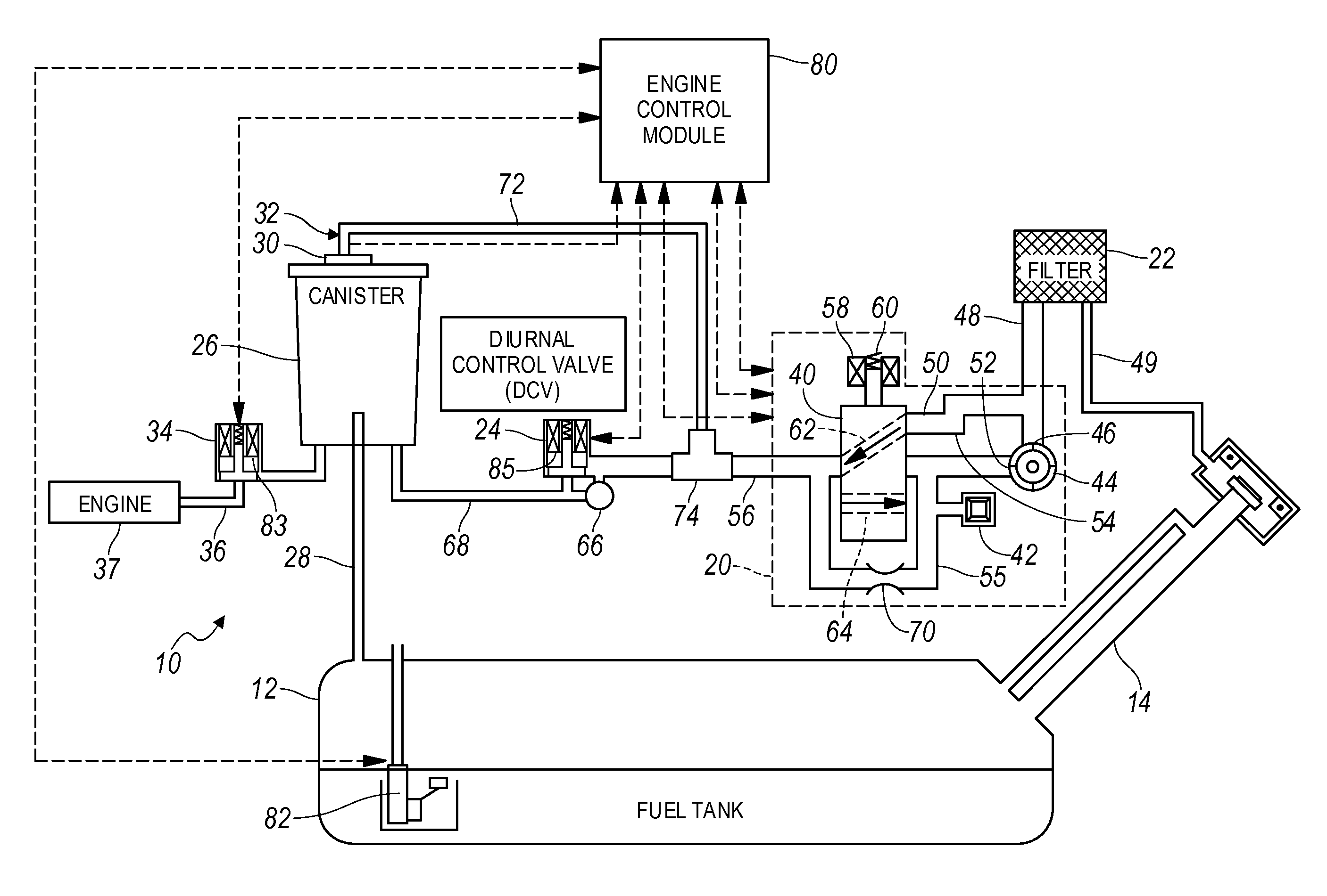 Checking functionality of fuel tank vapor pressure sensor