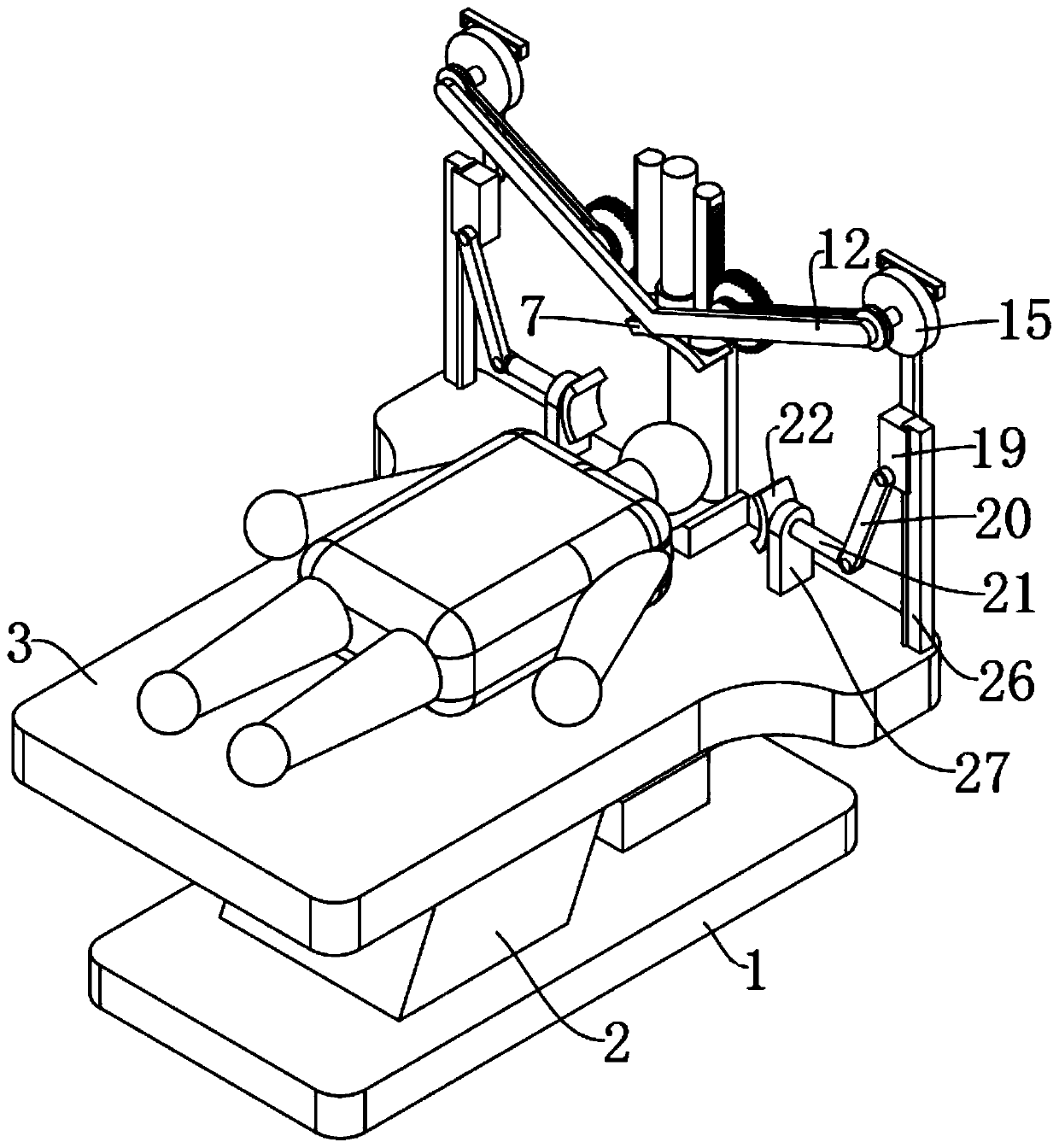 Emergency head cooling device for emergency patient