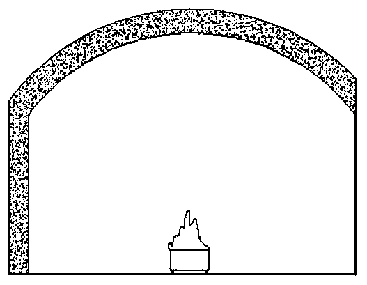 Method for obtaining fire heat release rate of high-altitude tunnel