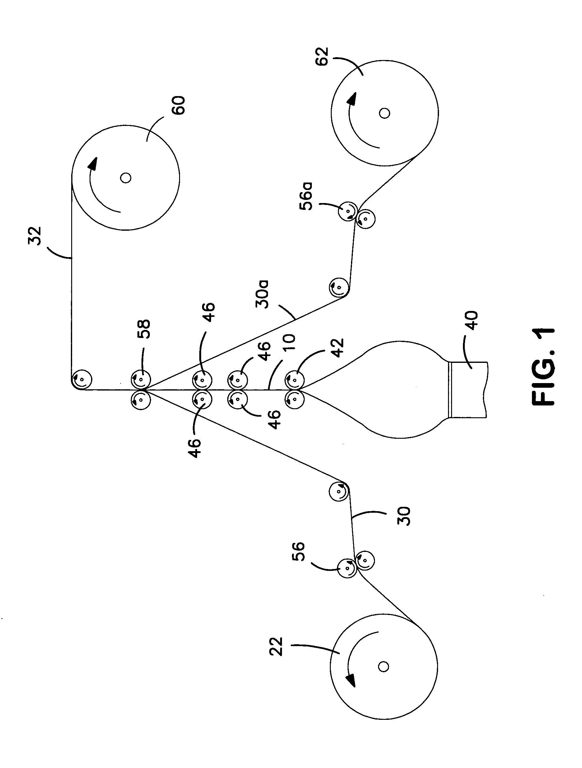 Latent elastic nonwoven composite