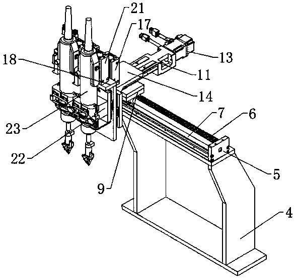 Microorganism periodic sampling detection device