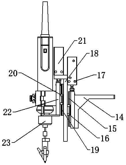 Microorganism periodic sampling detection device