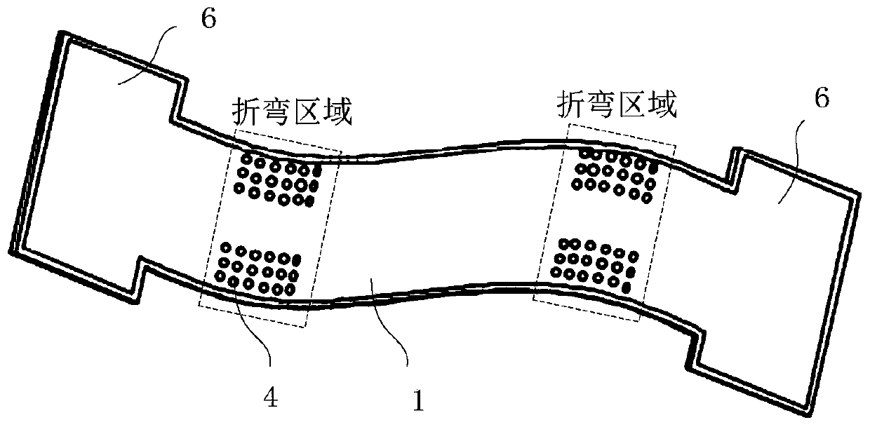 Easy-to-bend flexible transmission line