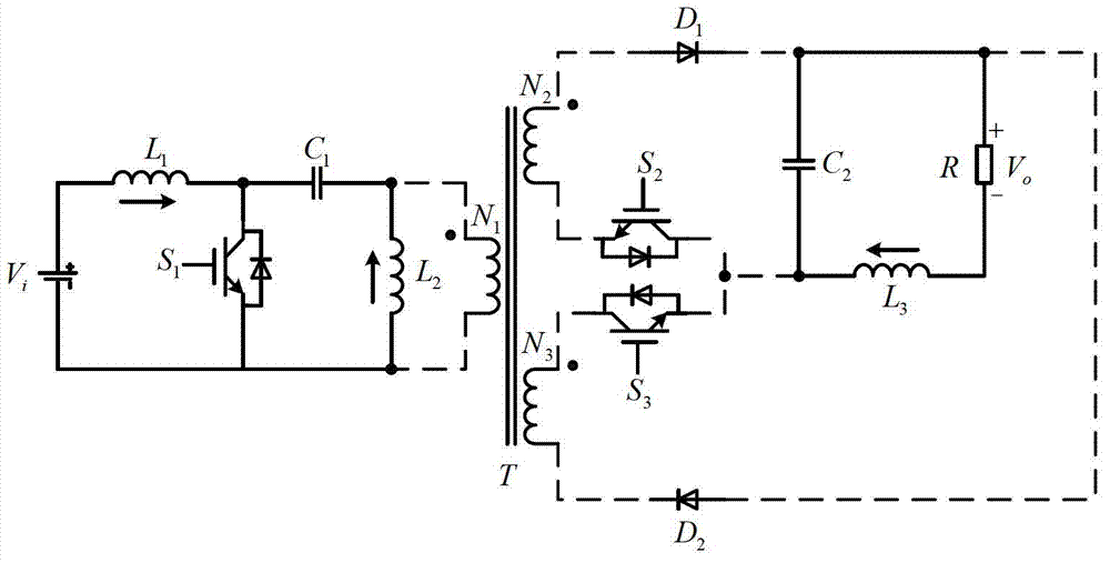 Isolated single-level double-Sepic inverter based on magnetic integration