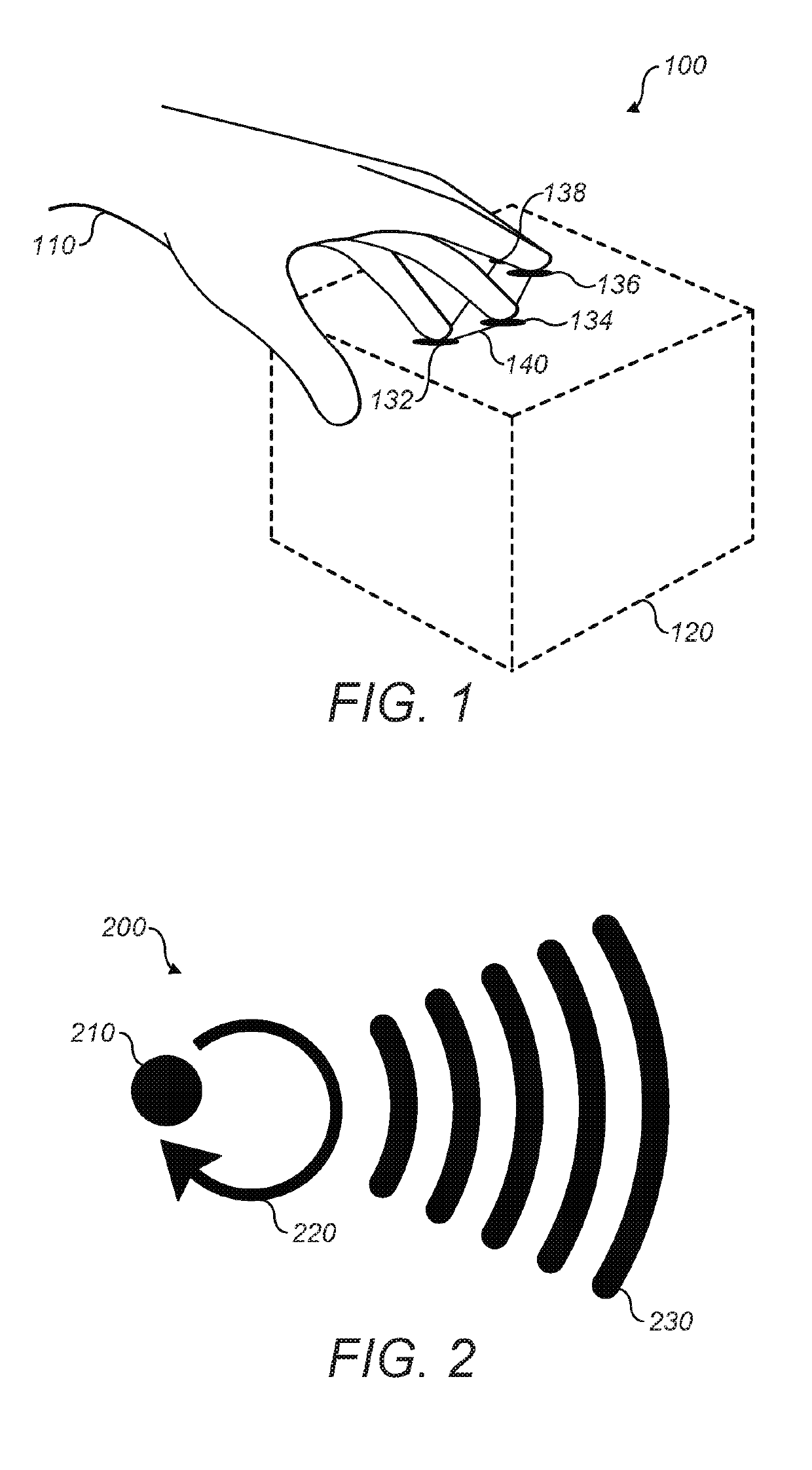 Three-dimensional perceptions in haptic systems