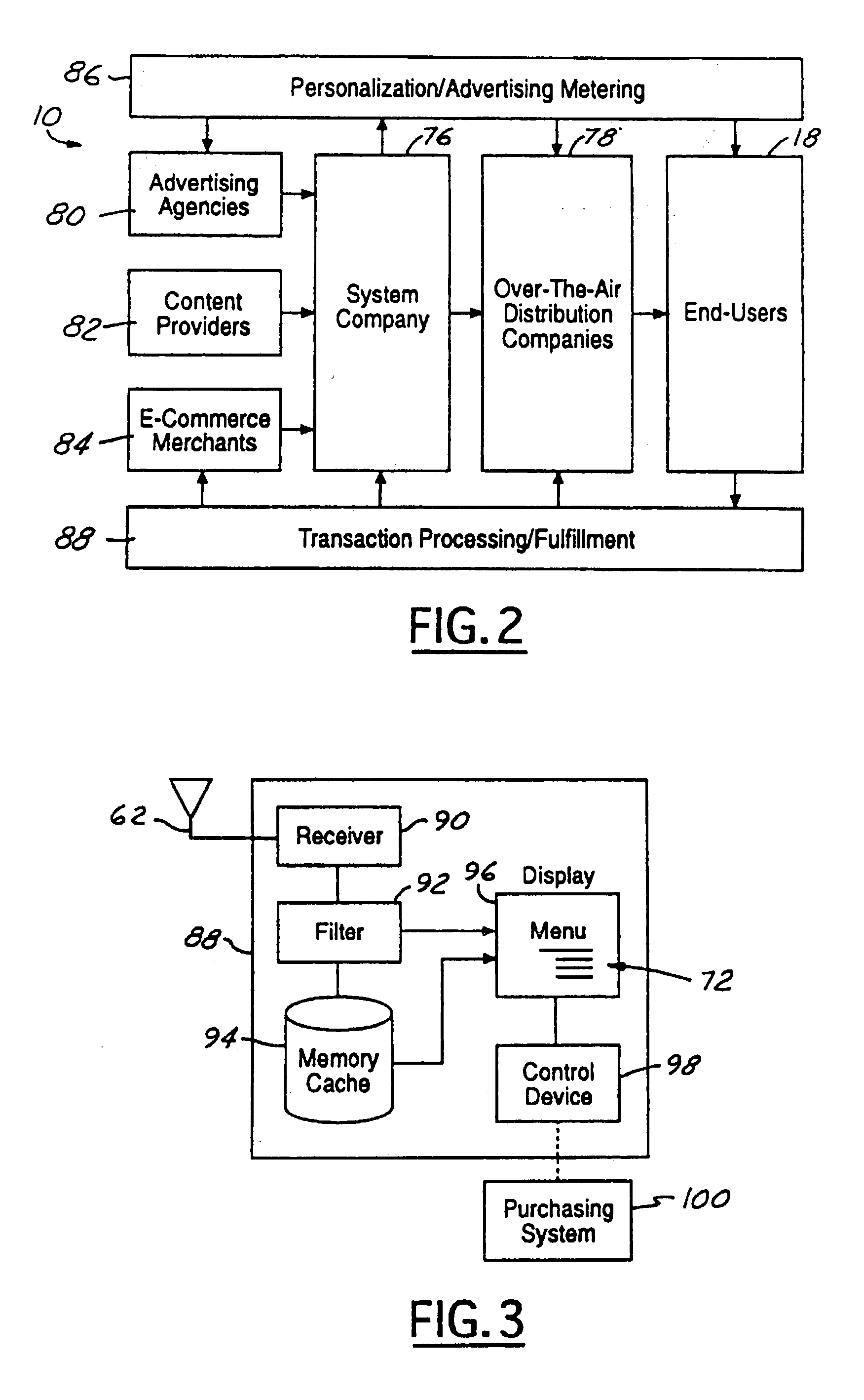 Receiver card technology for a broadcast subscription video service