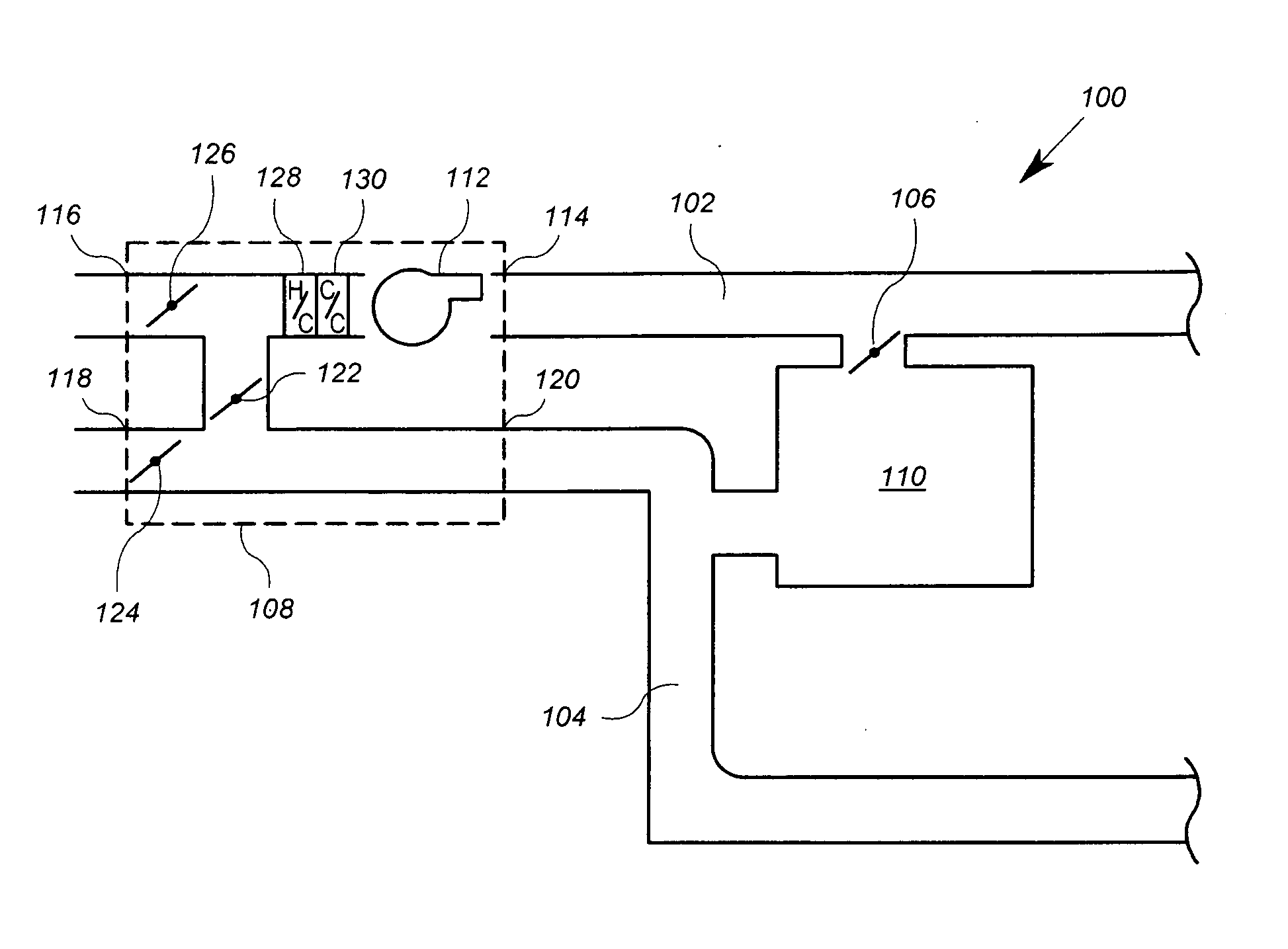 Arrangement and method for automatically determined time constant for a control device