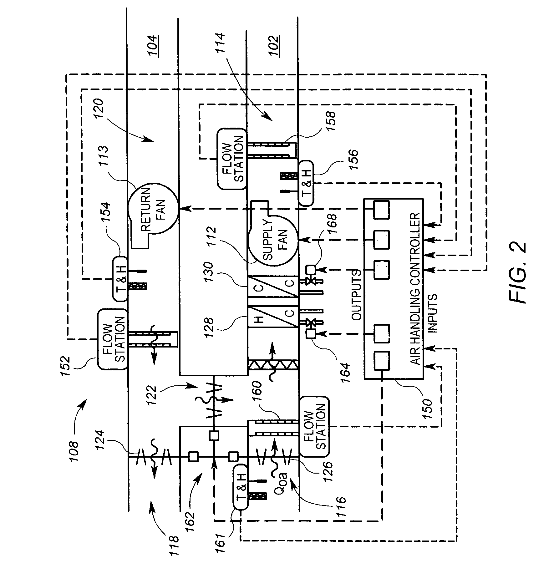 Arrangement and method for automatically determined time constant for a control device