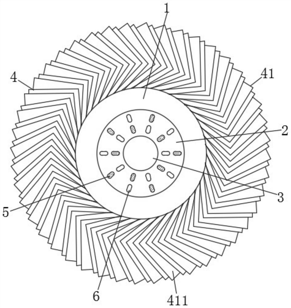 Emery cloth wheel and manufacturing method thereof