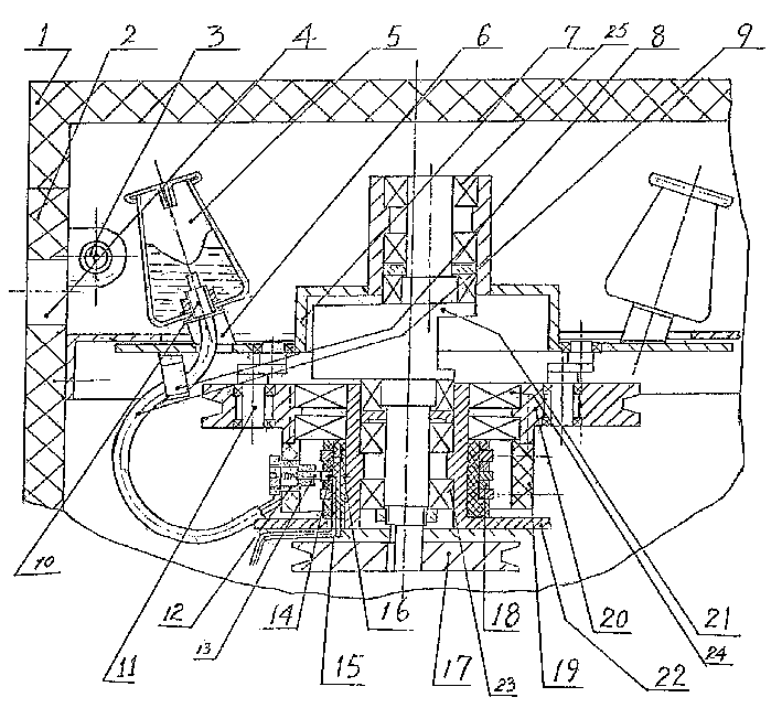 Circular translational sample-dyeing machine