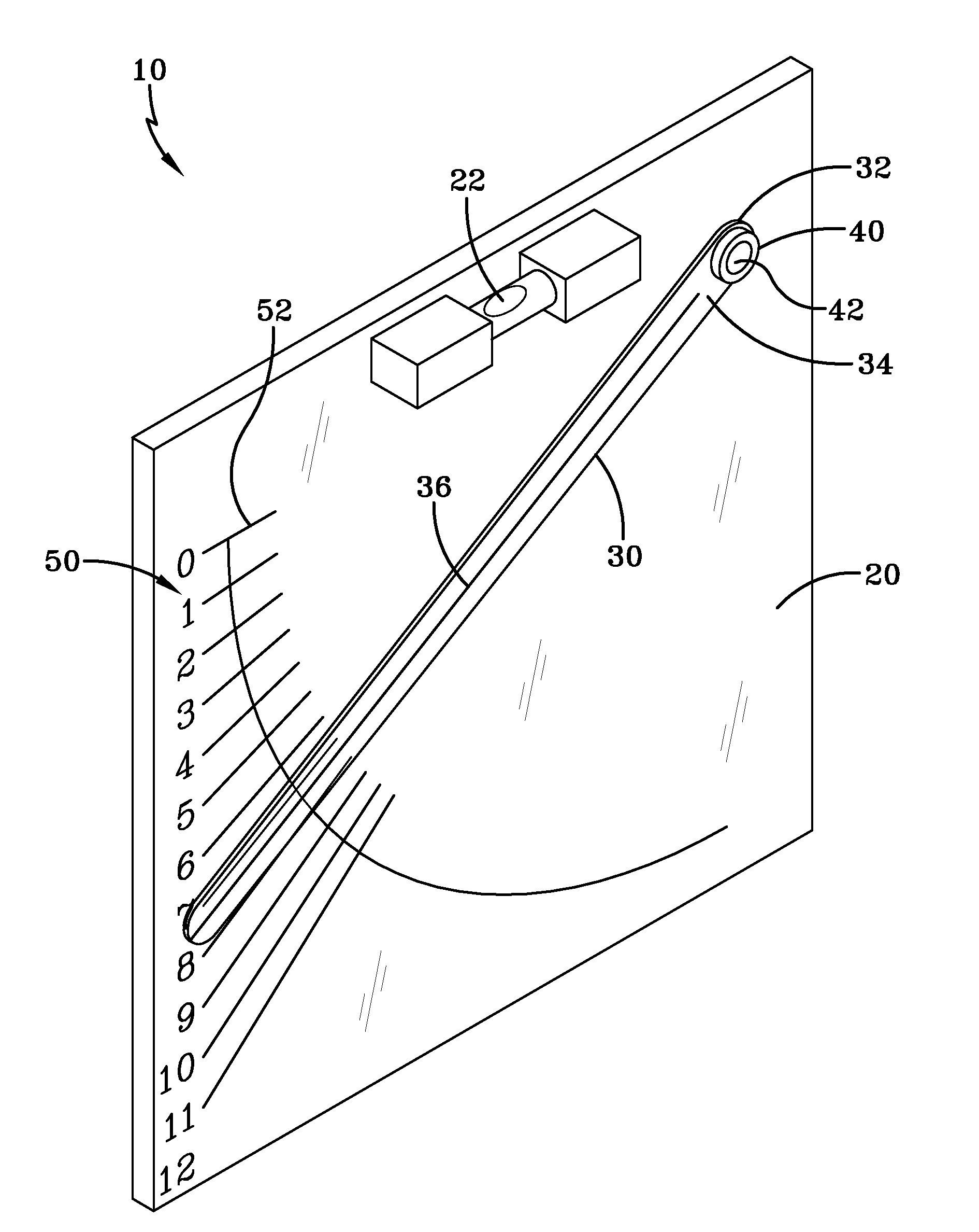 Roof pitch gauge