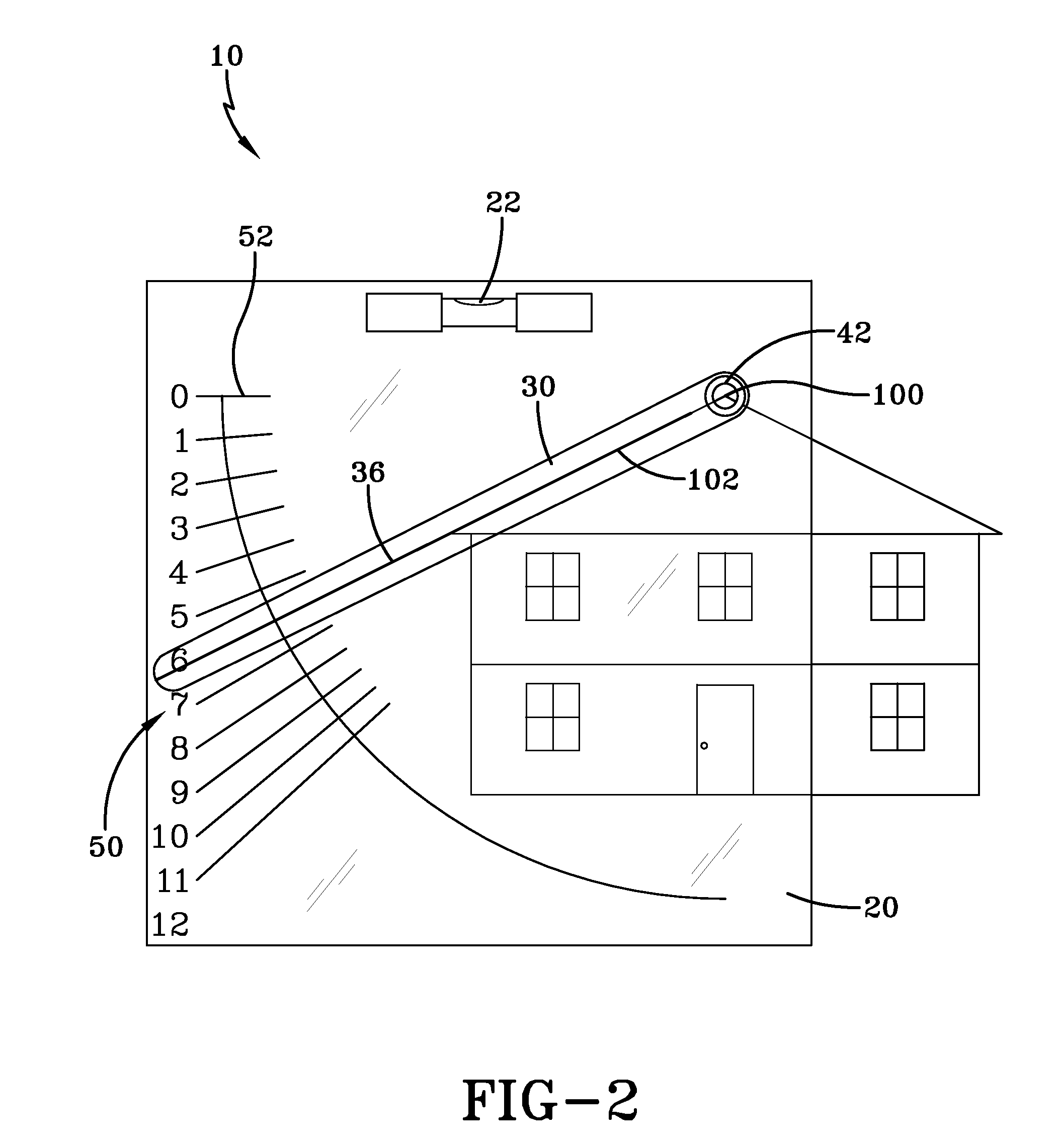 Roof pitch gauge