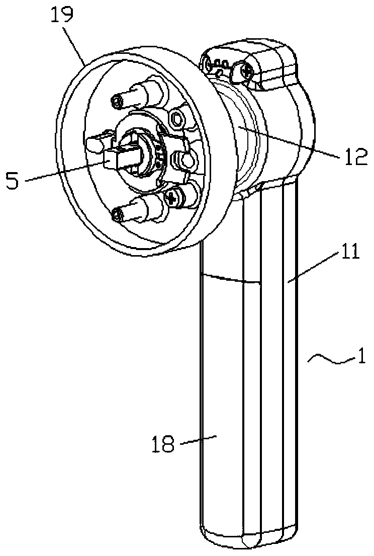 Intelligent lock with straight handle