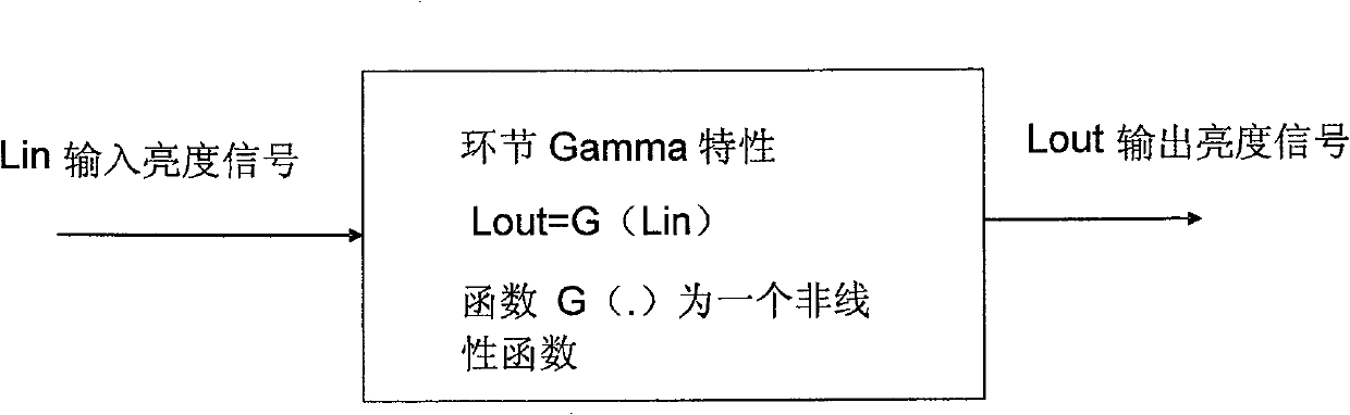 Emendation method and apparatus for gamma characteristic of video communication