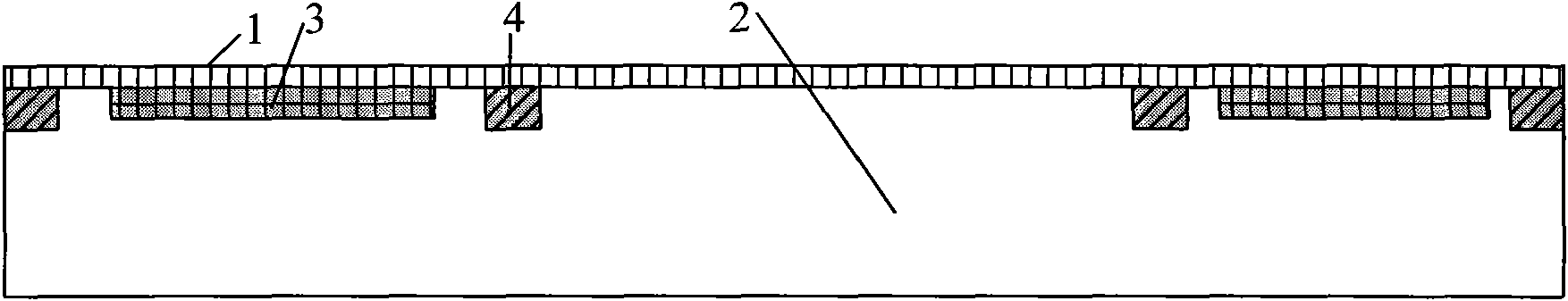 Method for manufacturing monolithic polysilicon cantilever structure