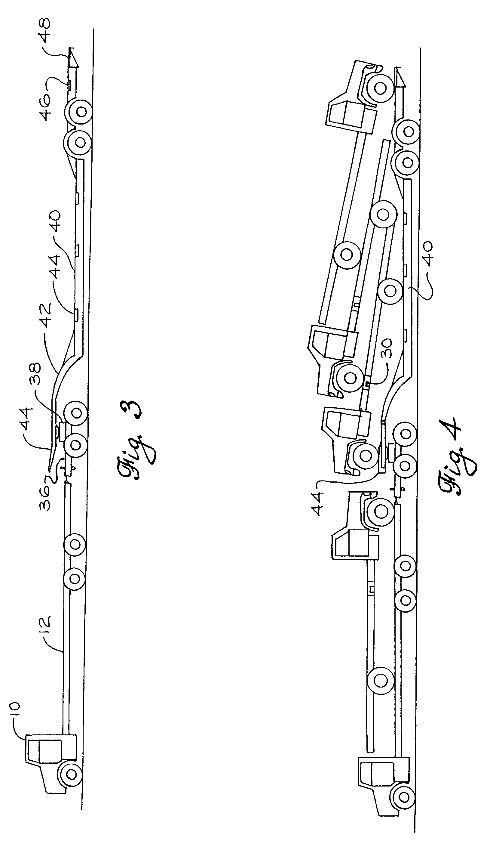 Trailer apparatus and assembly for transportation of wheeled vehicles