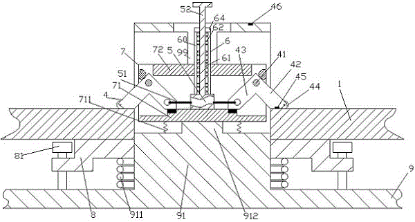 Workpiece stable mounting and positioning structure