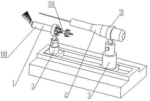 Prostatic puncture device