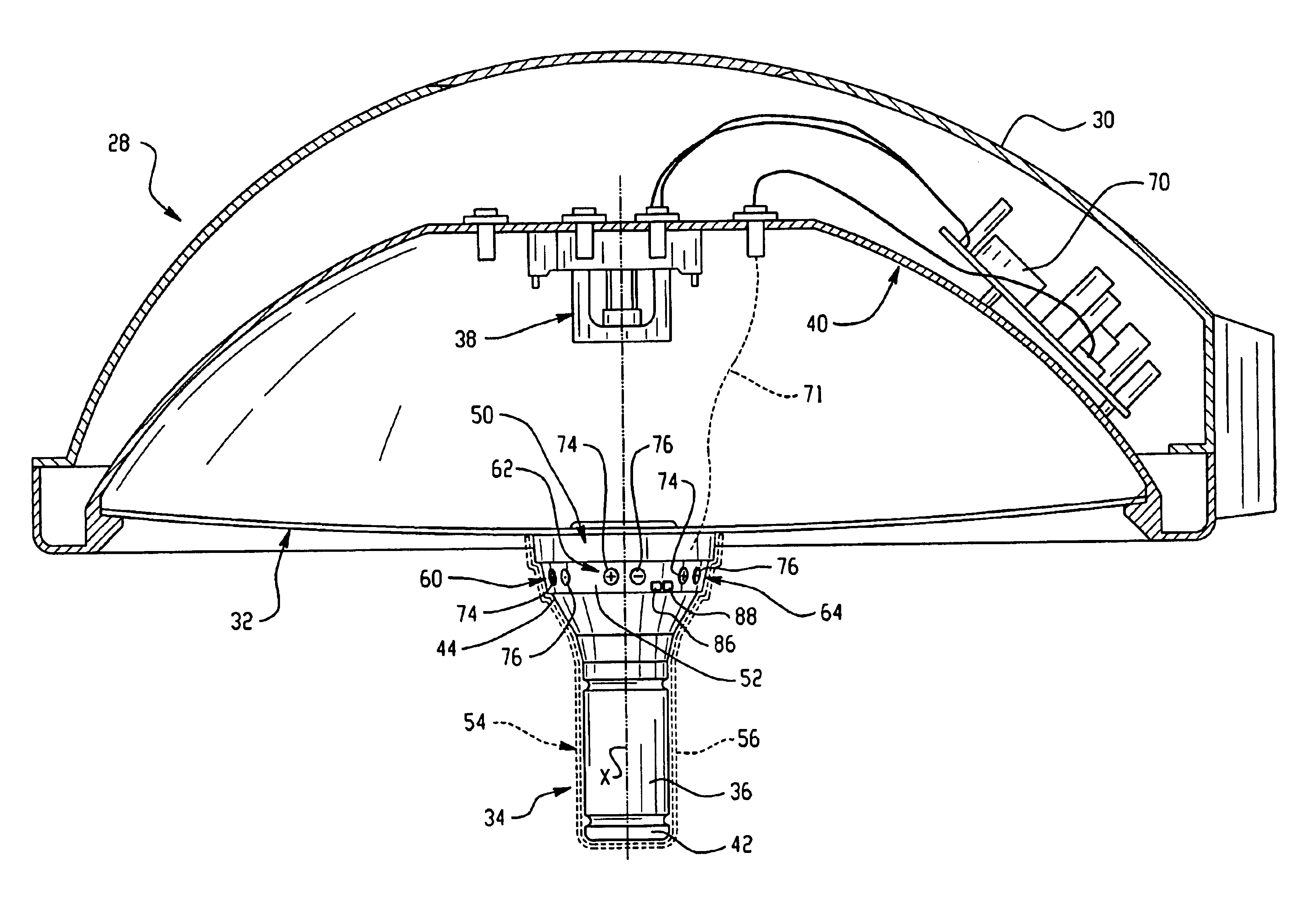 Ergonomic controls in a surgical lighting system