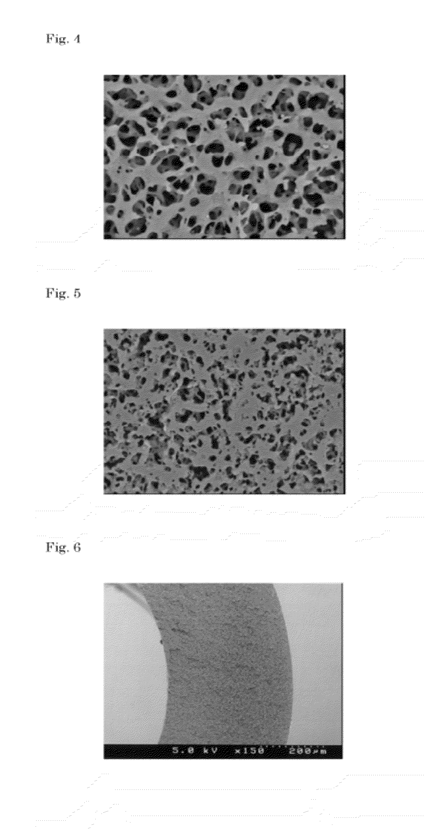 Hollow fiber membrane for treating liquids