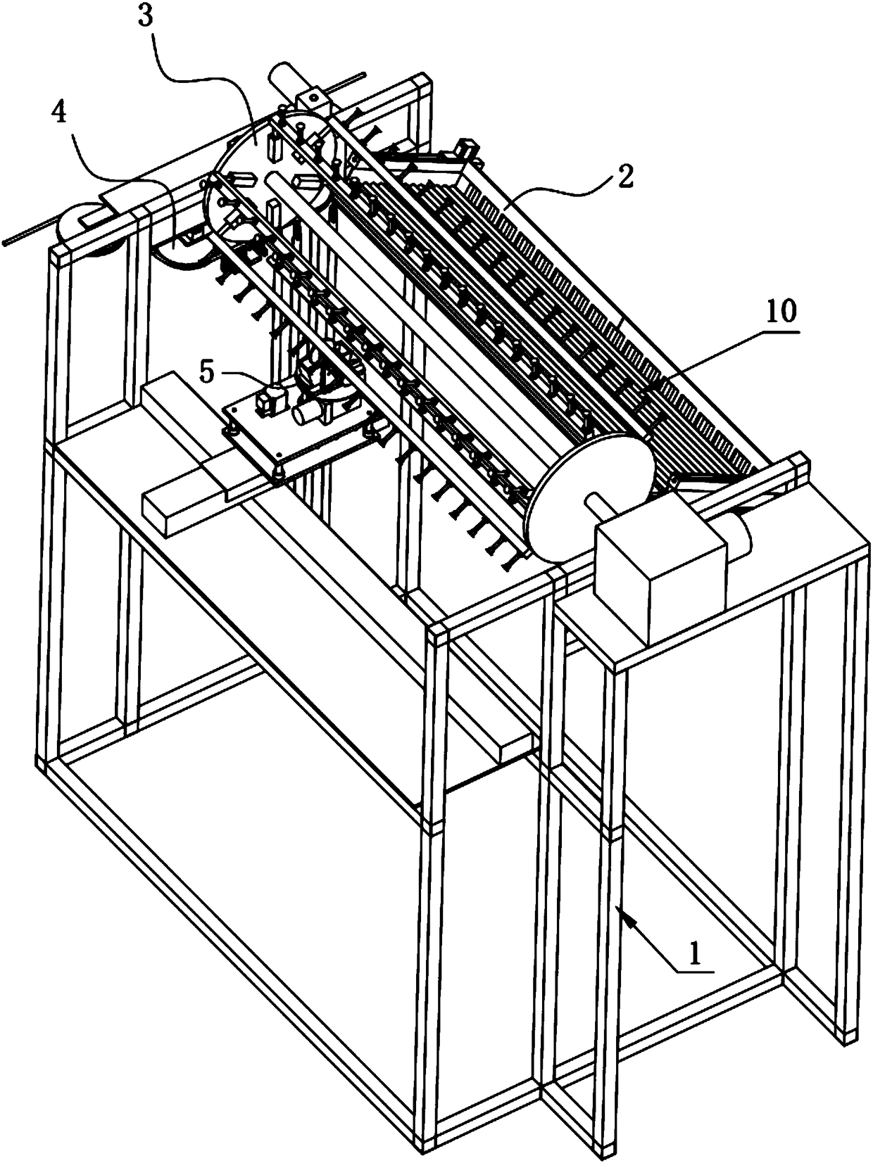 Novel automatic edge dyeing machine and edge dyeing method thereof