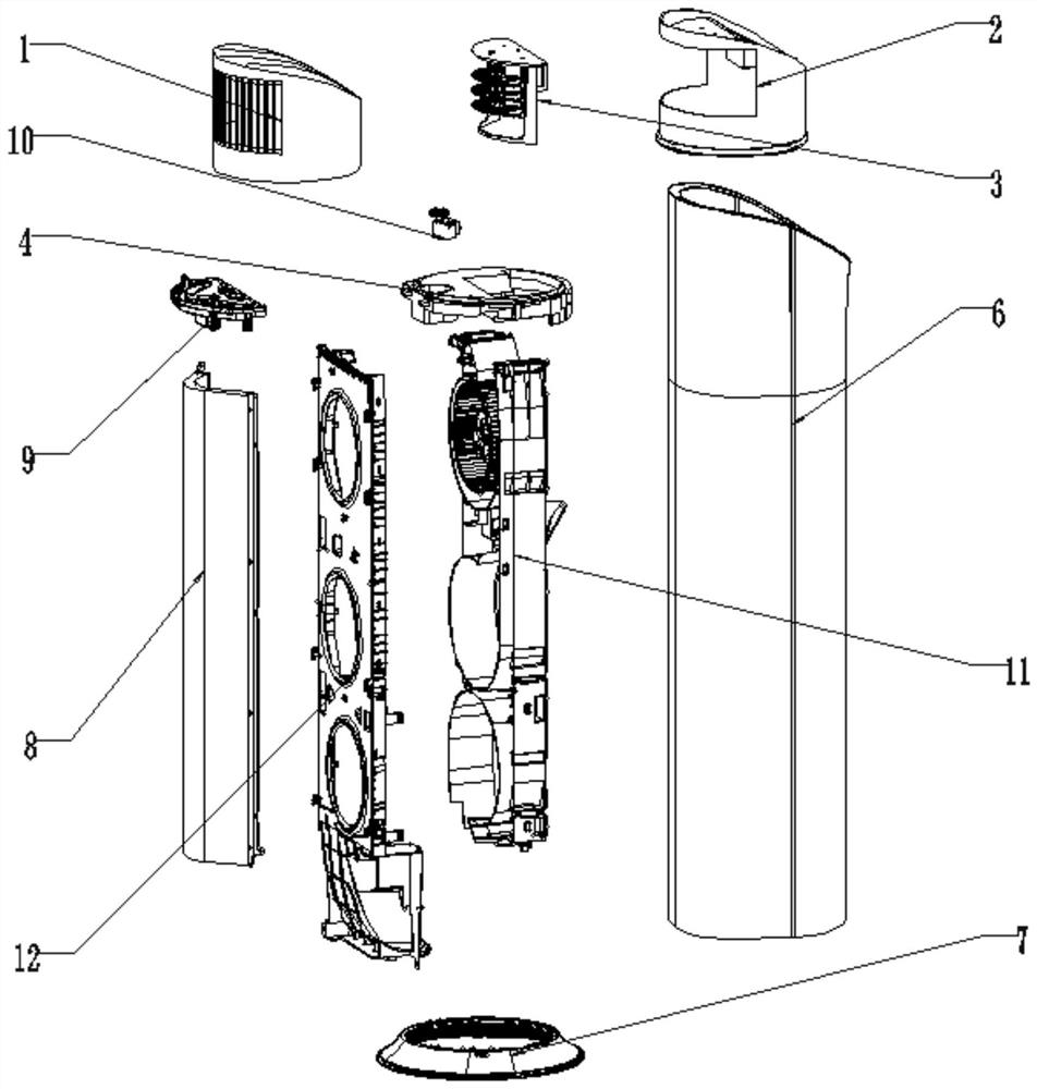 Air outlet device of floor air conditioner and air conditioner with same