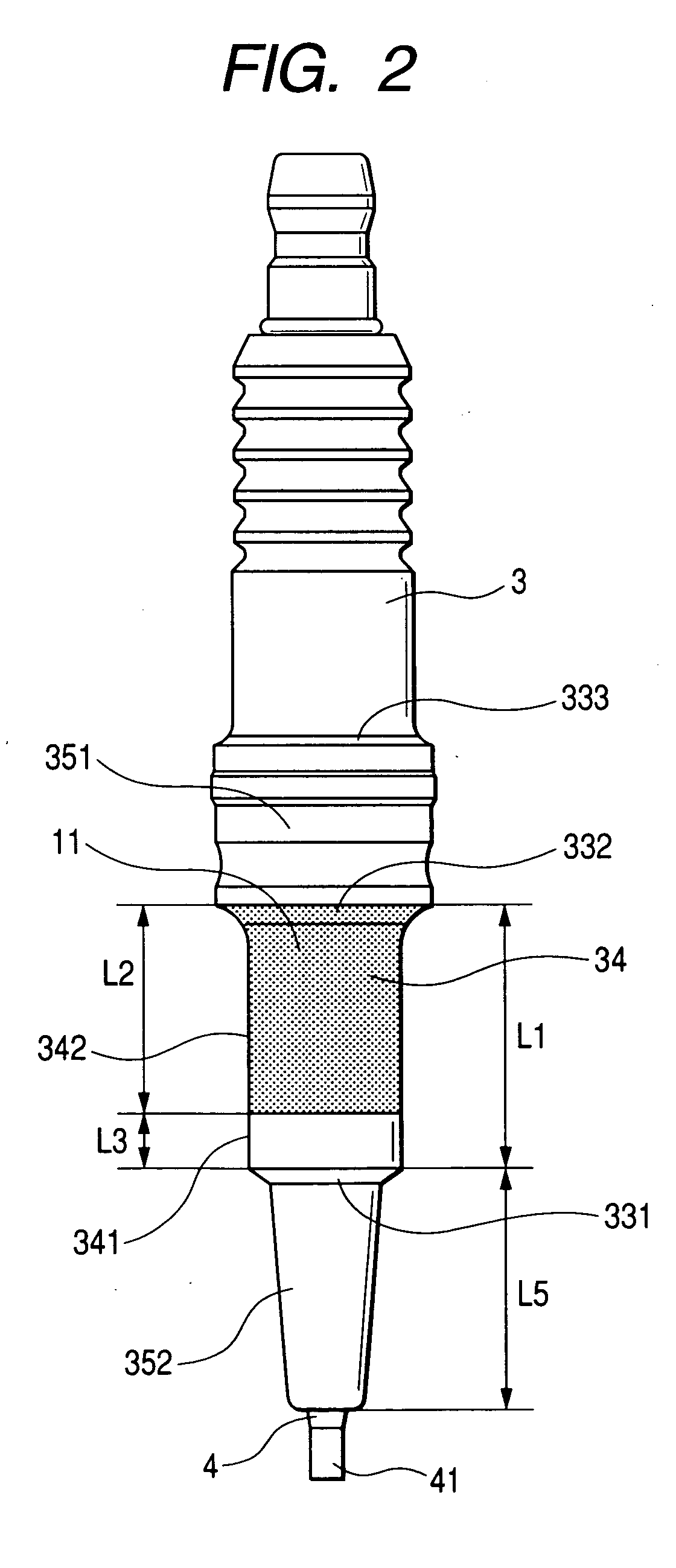 Spark plug having excellent capabilities of detecting ion current and suppressing inside sparks