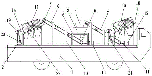 Sand manufacturing device capable of movably operating