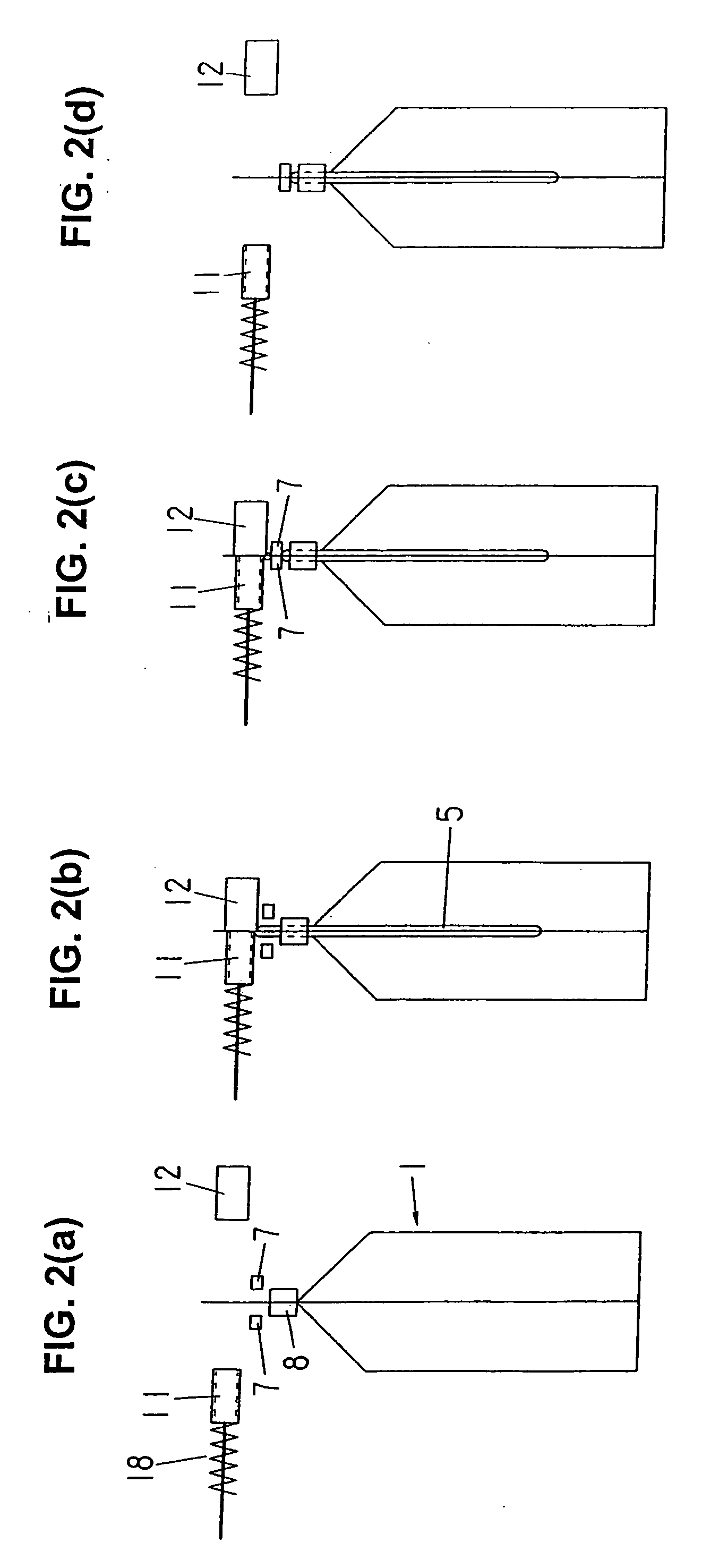 Gas seal-in method for a bag with a gas filling compartment and packaging method for a bag with a gas filling compartment