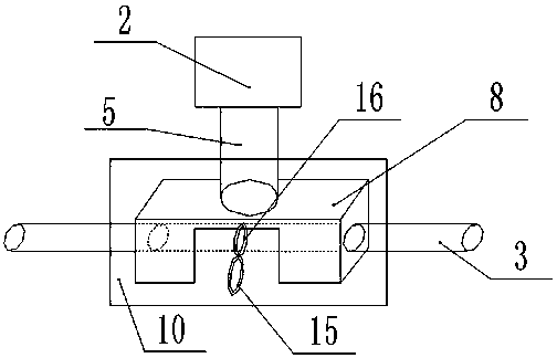 A rotatable regular hexagonal prism rock sample cutting device